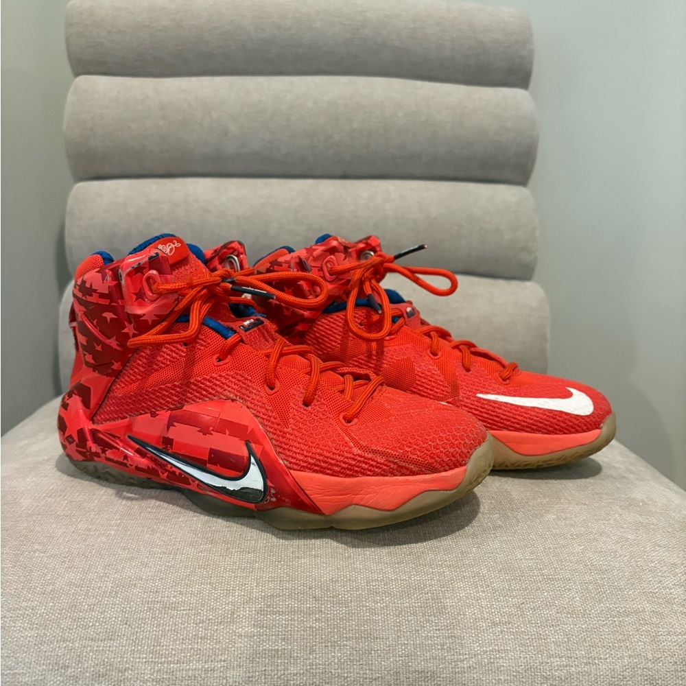 Nike LeBron 12 “USA” Independence Basketball Shoes